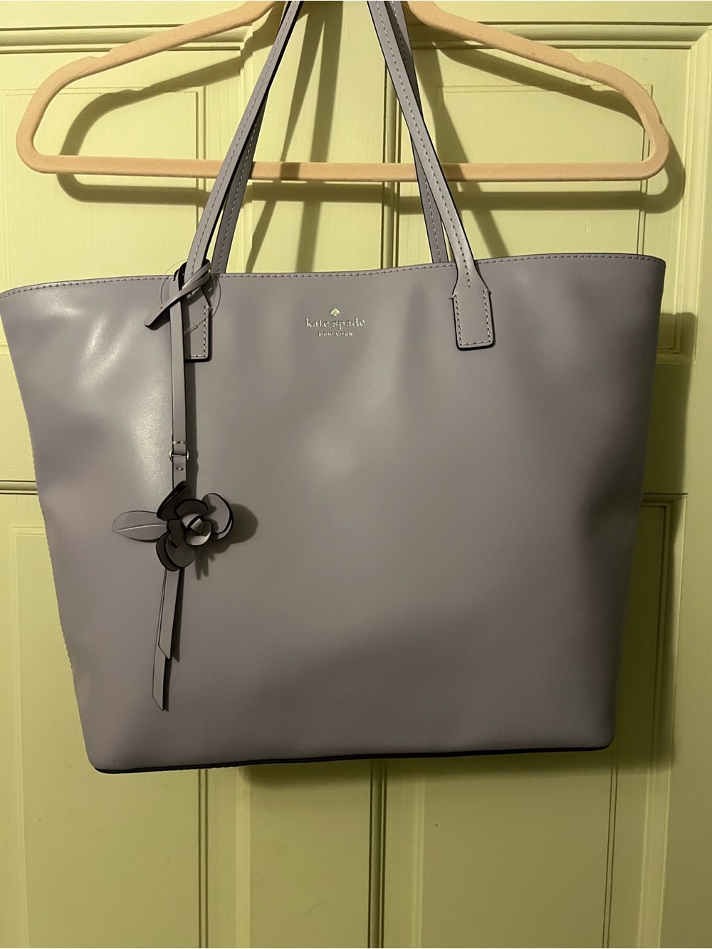 Kate Spade New York Lilac Leather Tote Bag NEW with tags never used